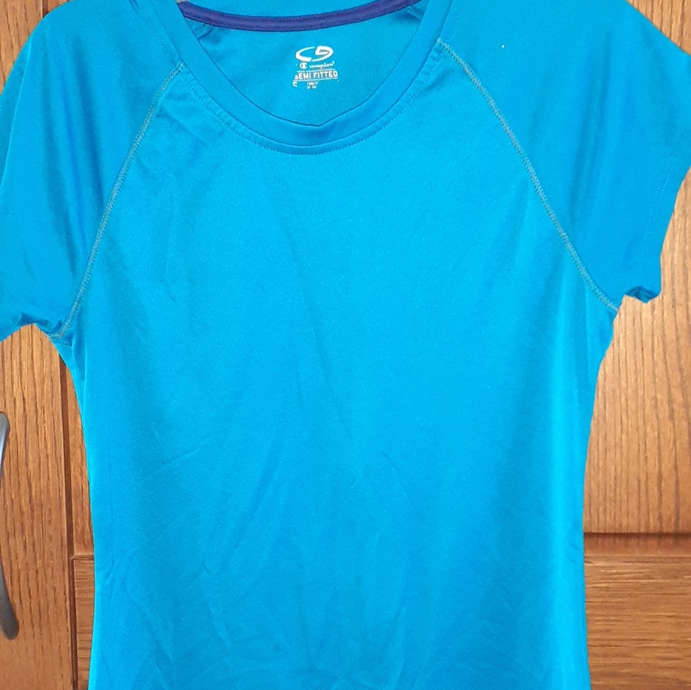 Champion Boys Sm Blue Fitted Shirt